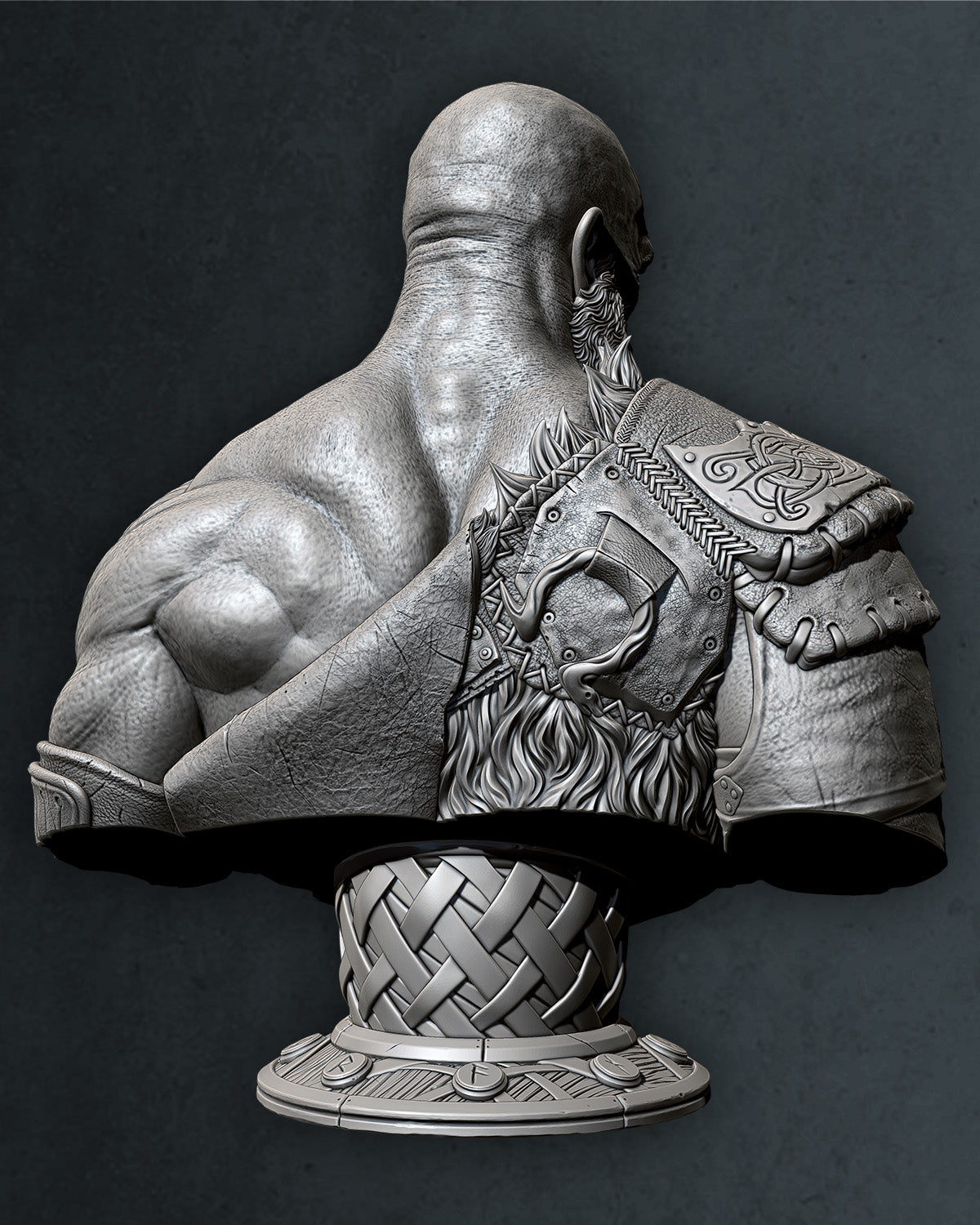 Krakos God of War Bust - Small and Medium 108 -197mm - Unpainted