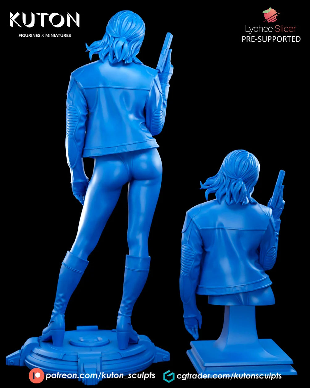 Adora - 3D Printed Fan Art - Bust or Full Figure (Kuton)