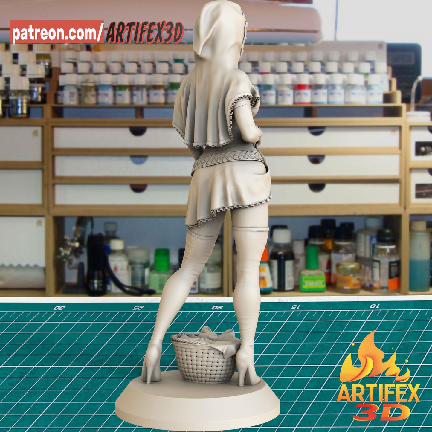 Snow White - 3D Printed Model Kit -180mm Unpainted and Unassembled