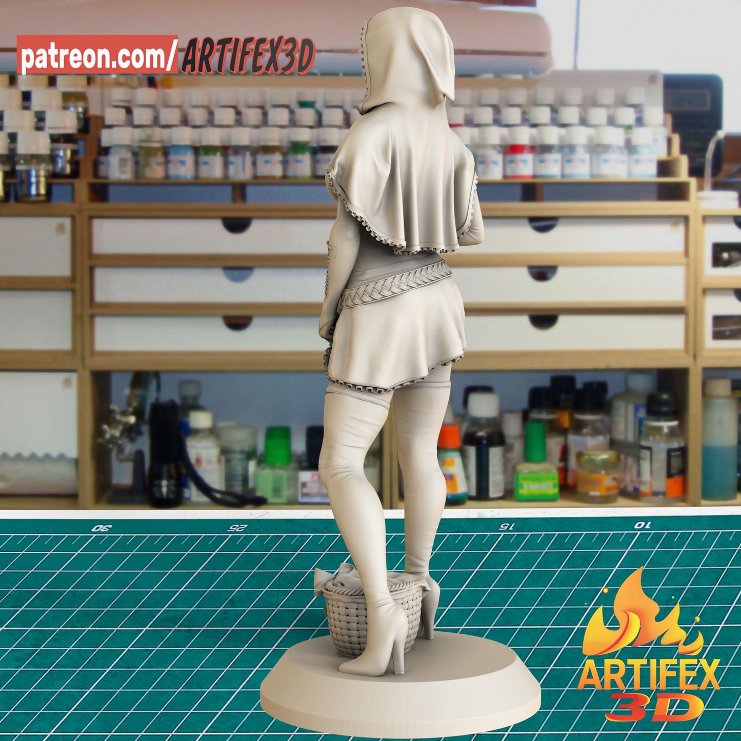 Snow White - 3D Printed Model Kit -180mm Unpainted and Unassembled