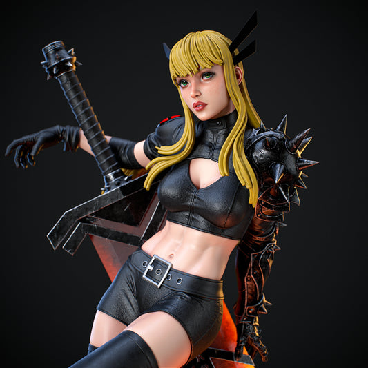 Magik - 3D Printed Statue Model Kit - 12 scale 1:12 Unpainted