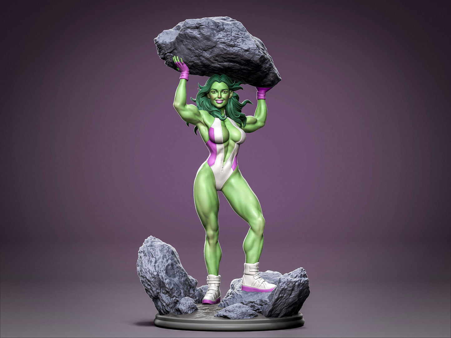 She Hulk - 3d Printed Model Sculpture