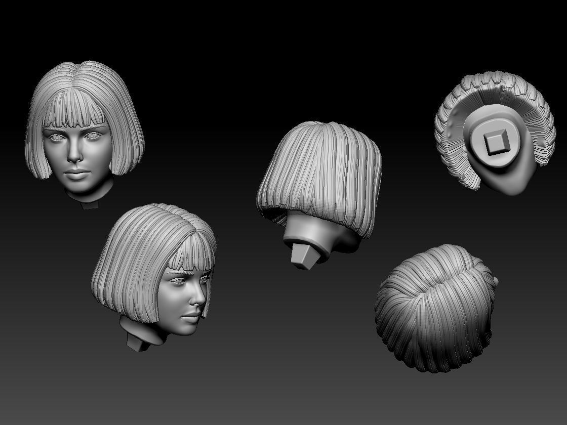 Mathilda (Leon Movie) 3D Print model - Fan Art - 75mm and 180mm