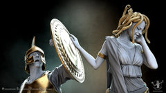 Medusa - Cursed Priestess of Athena - 3D printed - 10th scale