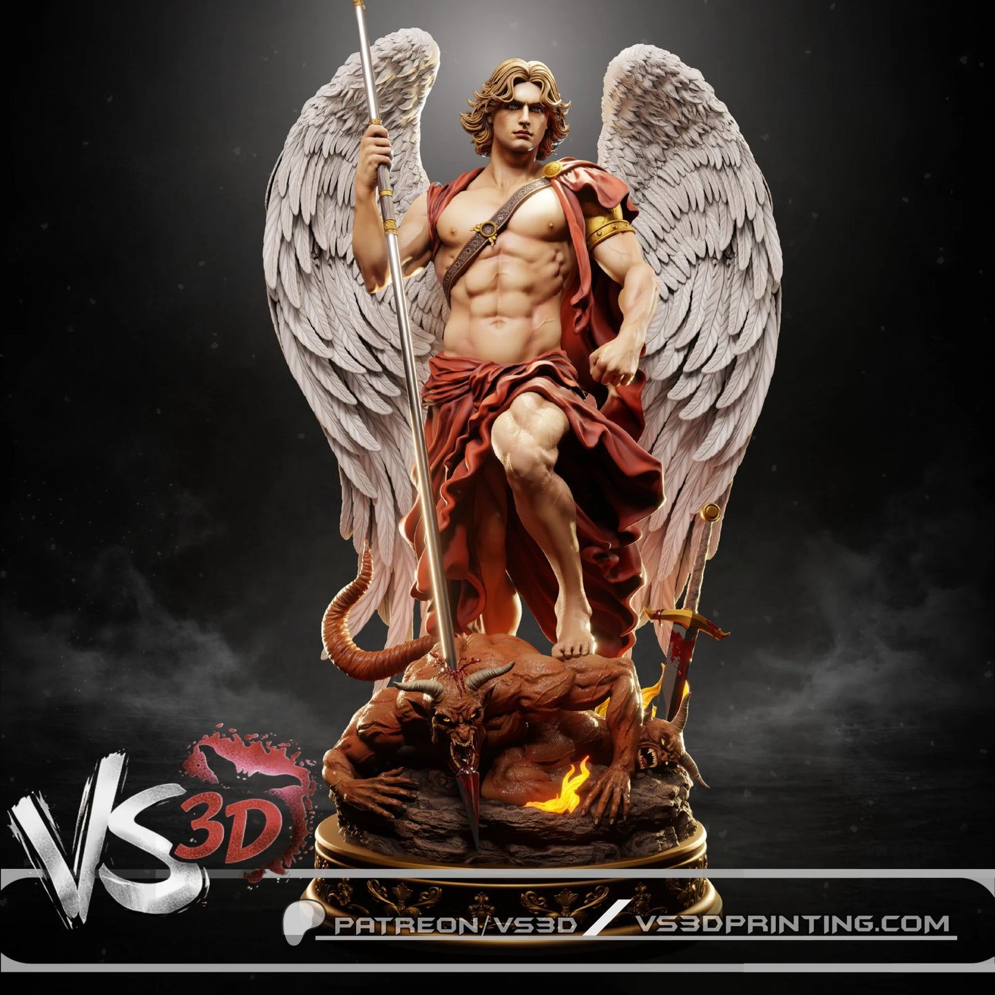Saint Michael Archangel - 3D Printed Statue