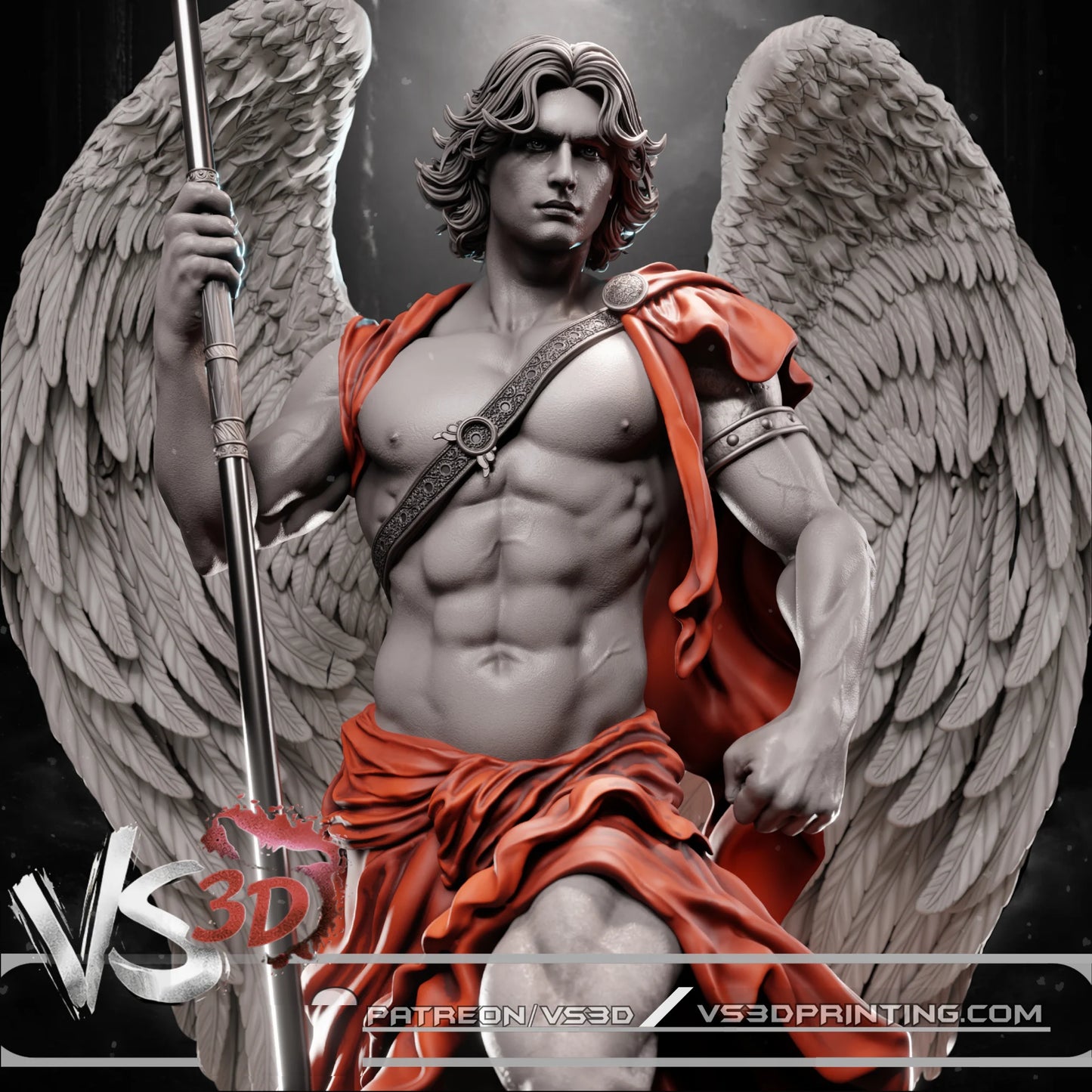 Saint Michael Archangel - 3D Printed Statue