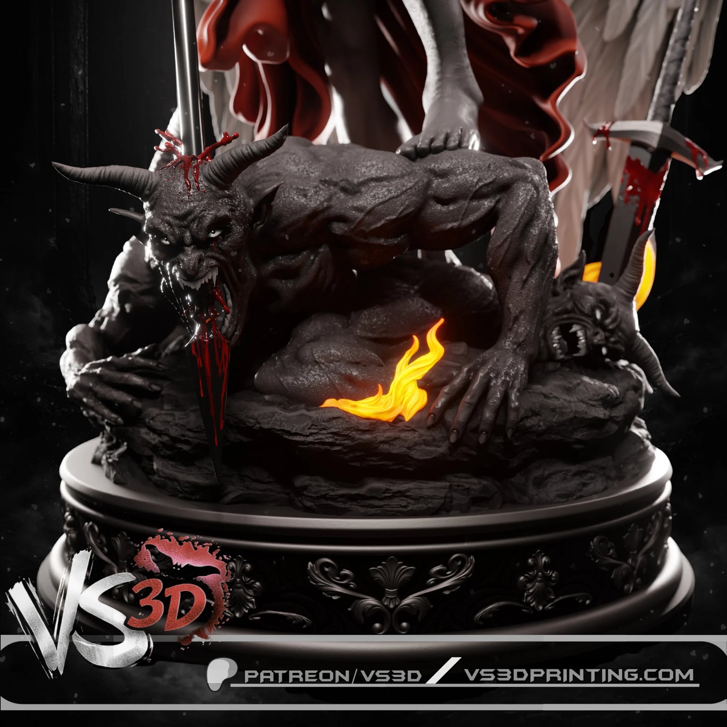 Saint Michael Archangel - 3D Printed Statue