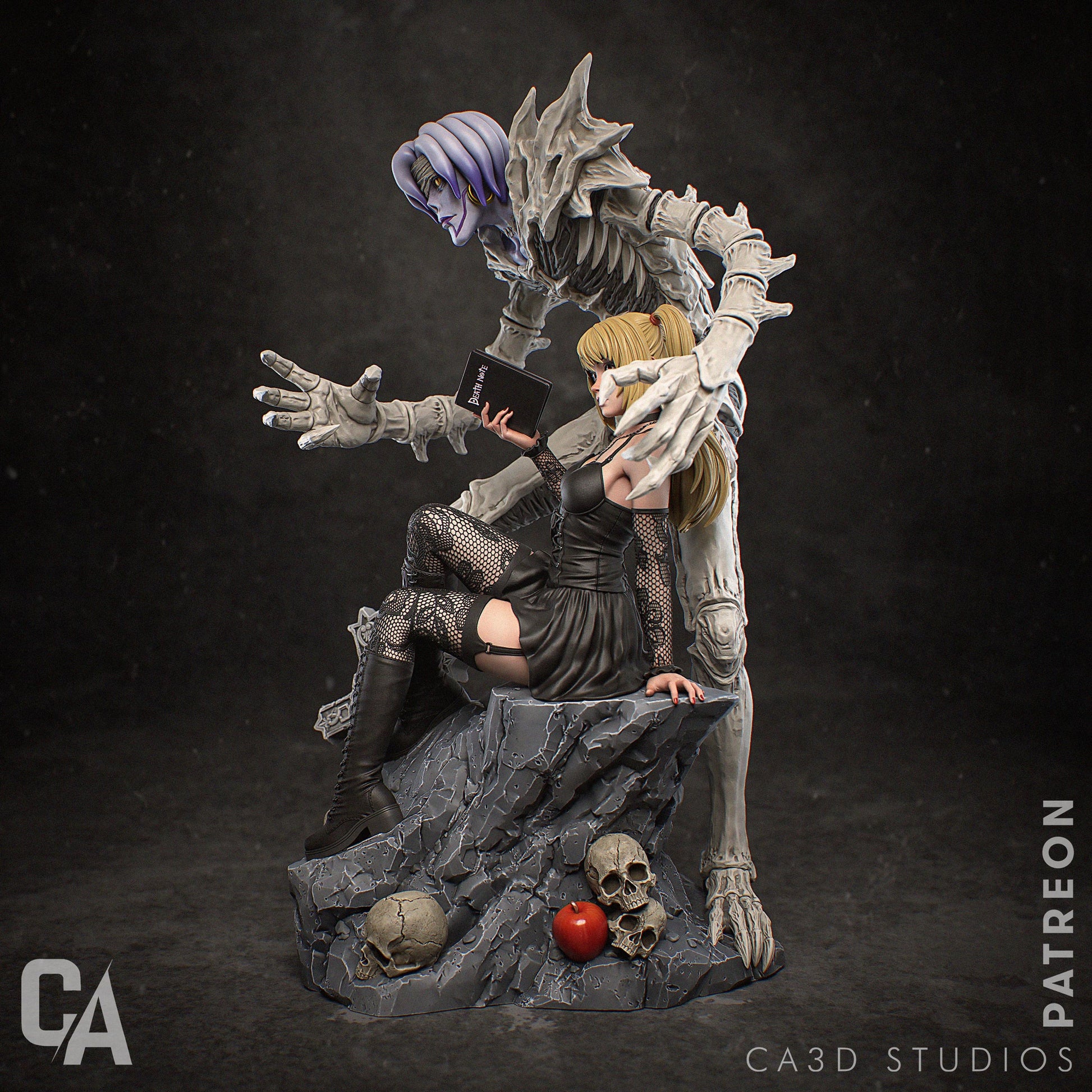 Misa Amane Death Note model - unpainted unassembled – ModelShack