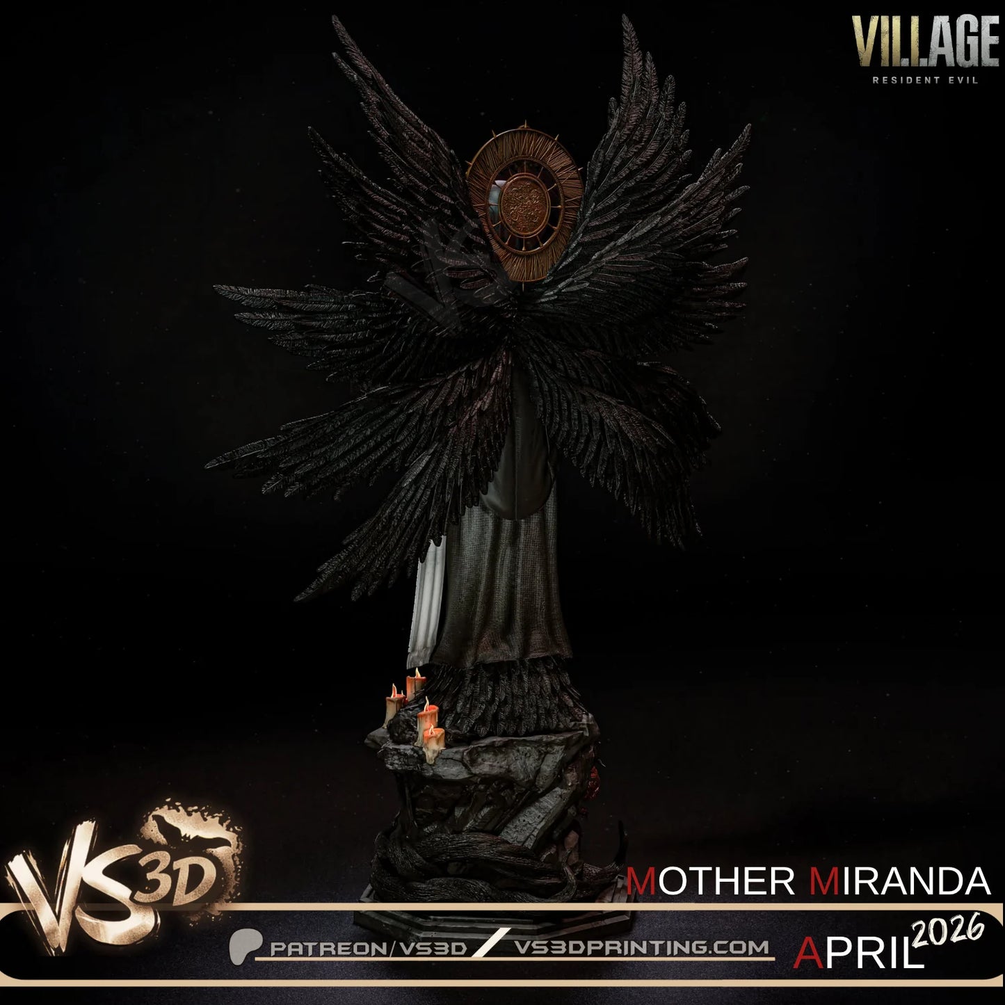 Mother Miranda -Resident Evil - 3d Printed Statue - 10 Scale