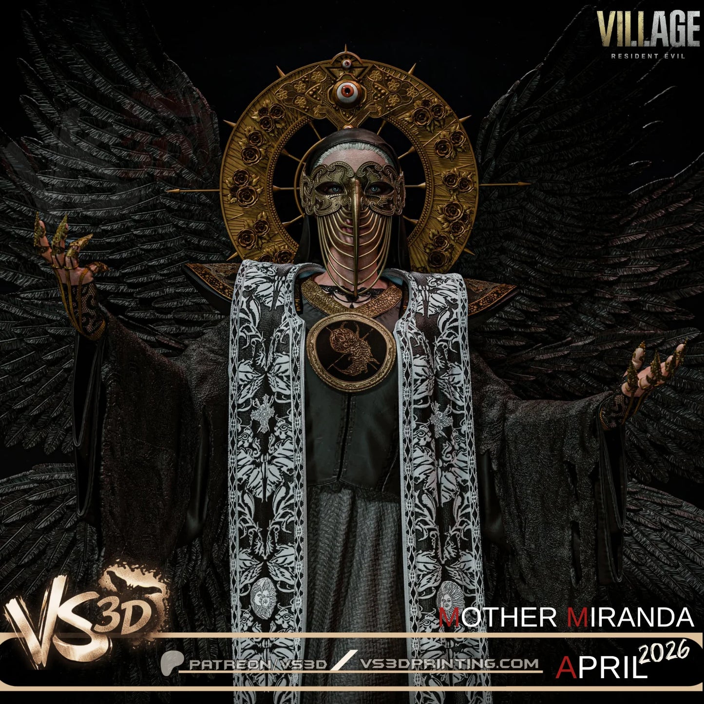 Mother Miranda -Resident Evil - 3d Printed Statue - 10 Scale