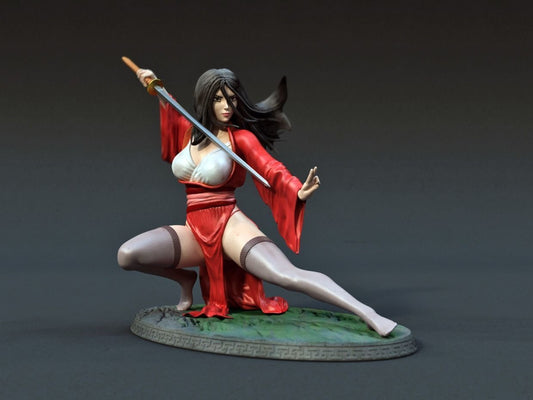 Mulan (Fan Art) Sculpture - 134mm / 180mm- High Quality 3D Print