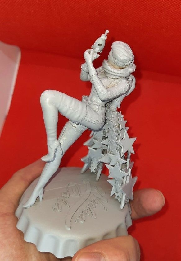 Nuka Girl (Fallout - Nuka Cola) - 3D Print - Fan Art - 130mm SFW/NSFW