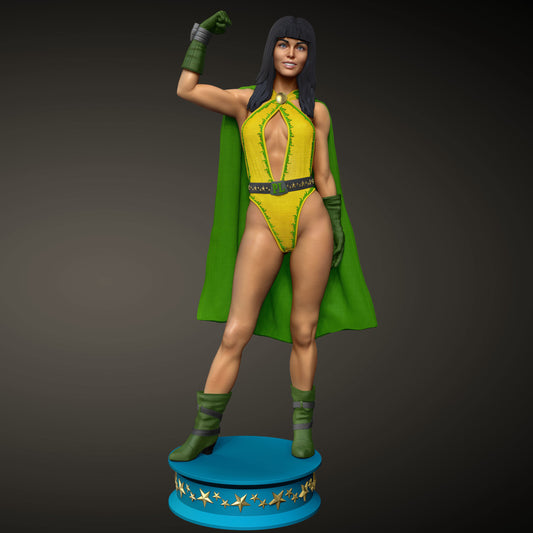 Phantom Lady (DC) - 3D Print - Fan Art - 75mm and 180mm