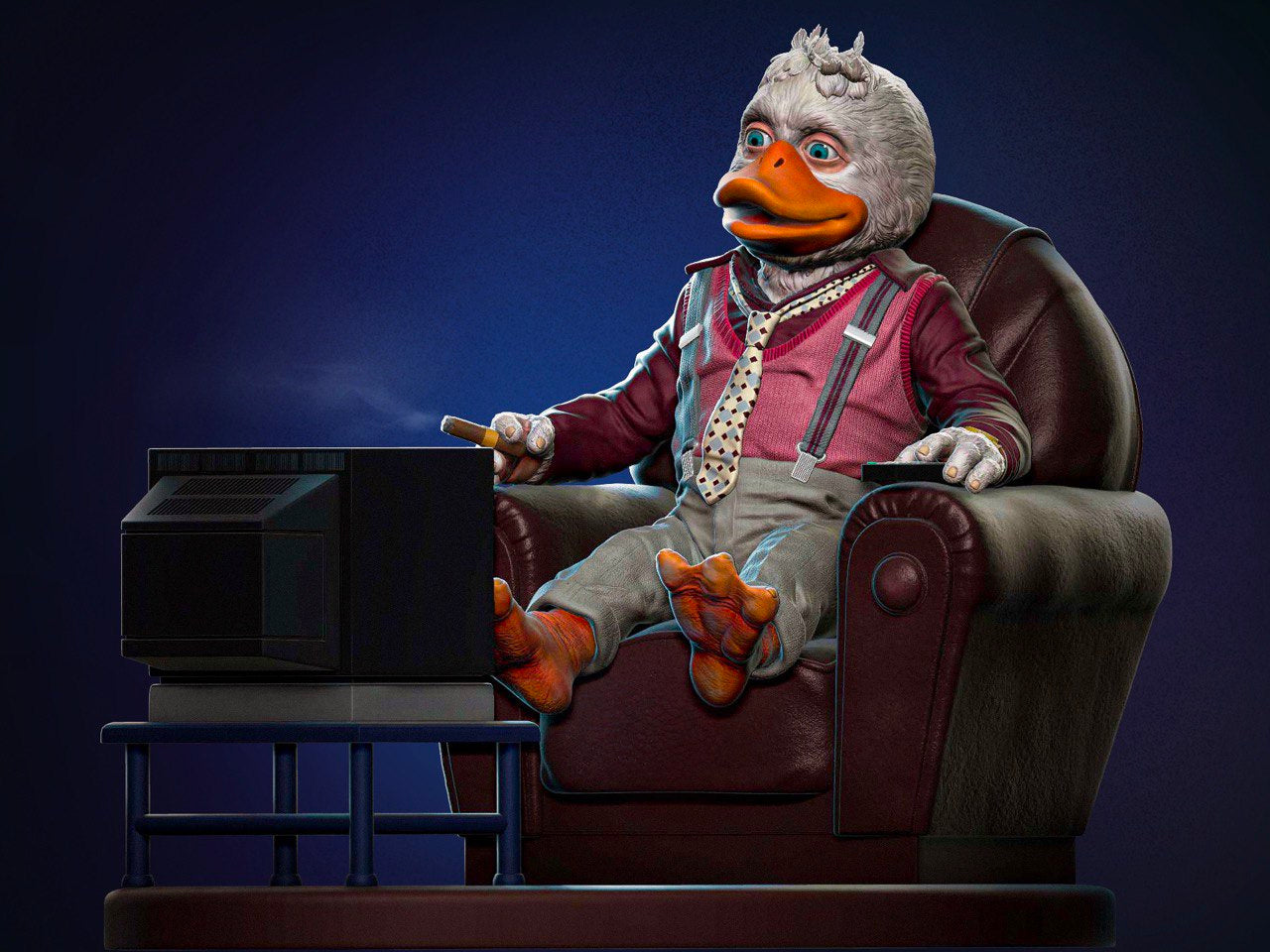 Howard the Duck -3D printed Model Sculpt