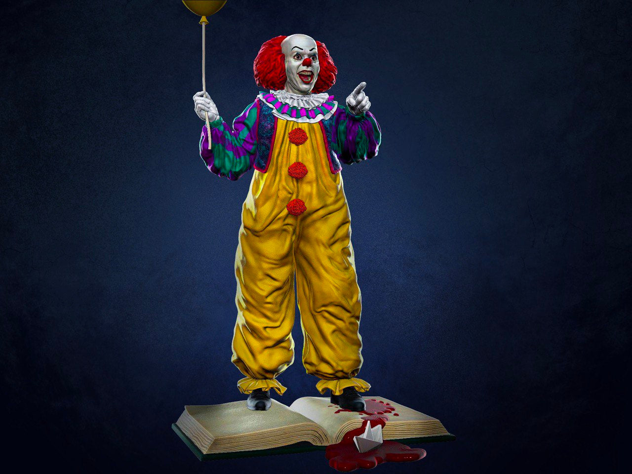 Pennywise - 3D Printed Statue - 8 Scale