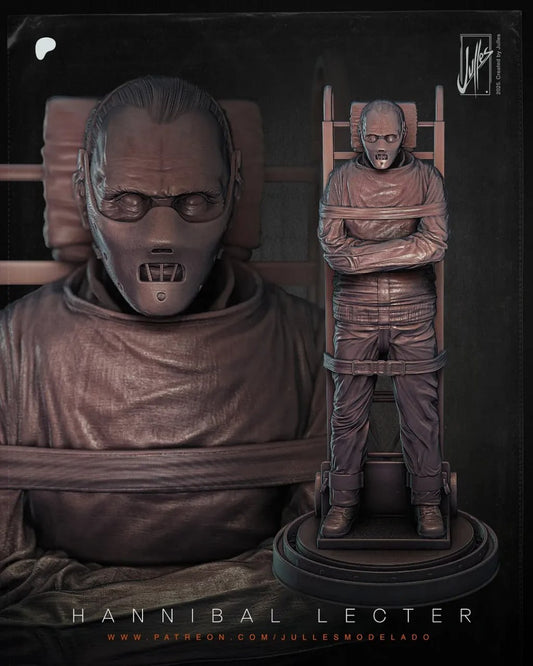 Hannibal Lecter - 3D Printed Statue Model Kit