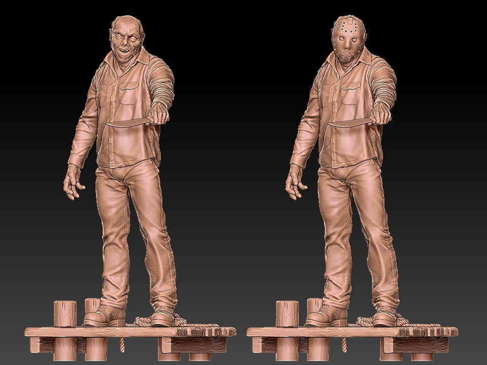 Jason- 3D Printed Statue model kit
