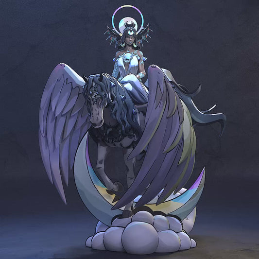 Selena (Hades II) 3D Printed Bust and Statue Model Kit - 1:10 Scale