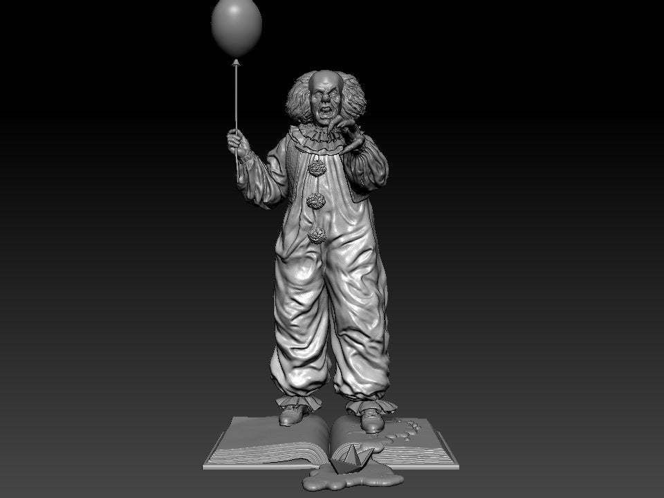 Pennywise - 3D Printed Statue - 8 Scale