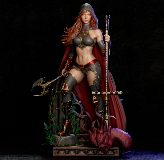 Magdelana 3d Printed Statue Model Kit - 6 scale