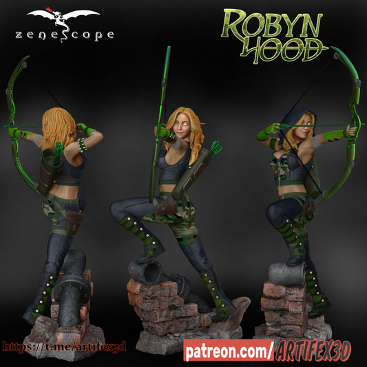 Robyn Hood (Locksley) - 3D Print - 180mm - Fan Art