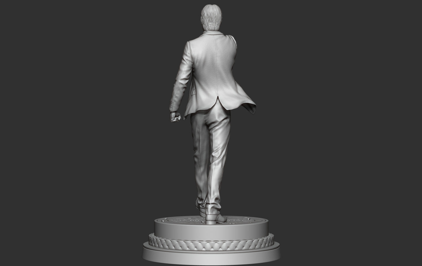 John Wick Statue - 3D Printed Model - Unpainted and unassembled