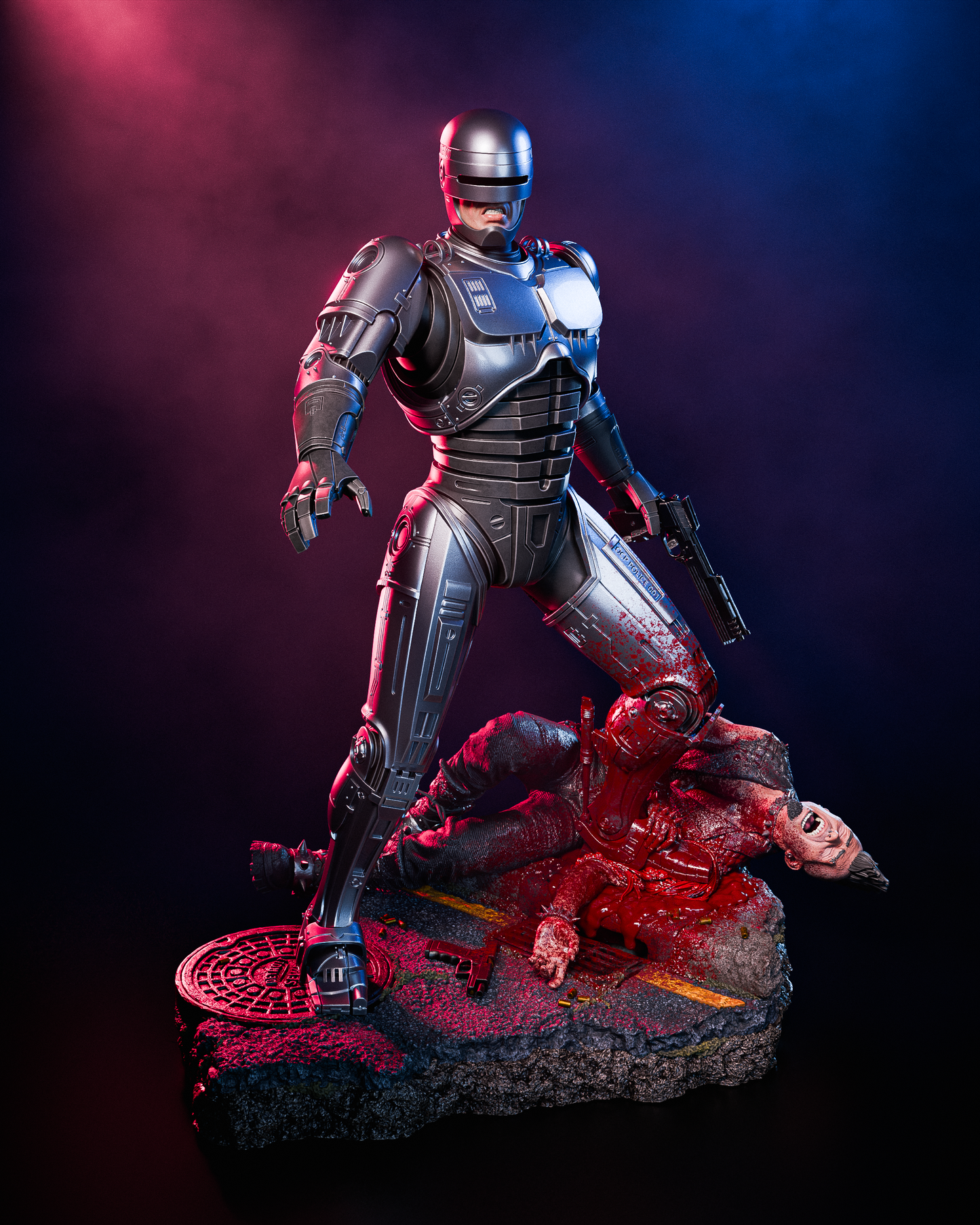 Robocop - 3D Printed Model Kit - 1:6 or 1:9 scale (Fan Art)
