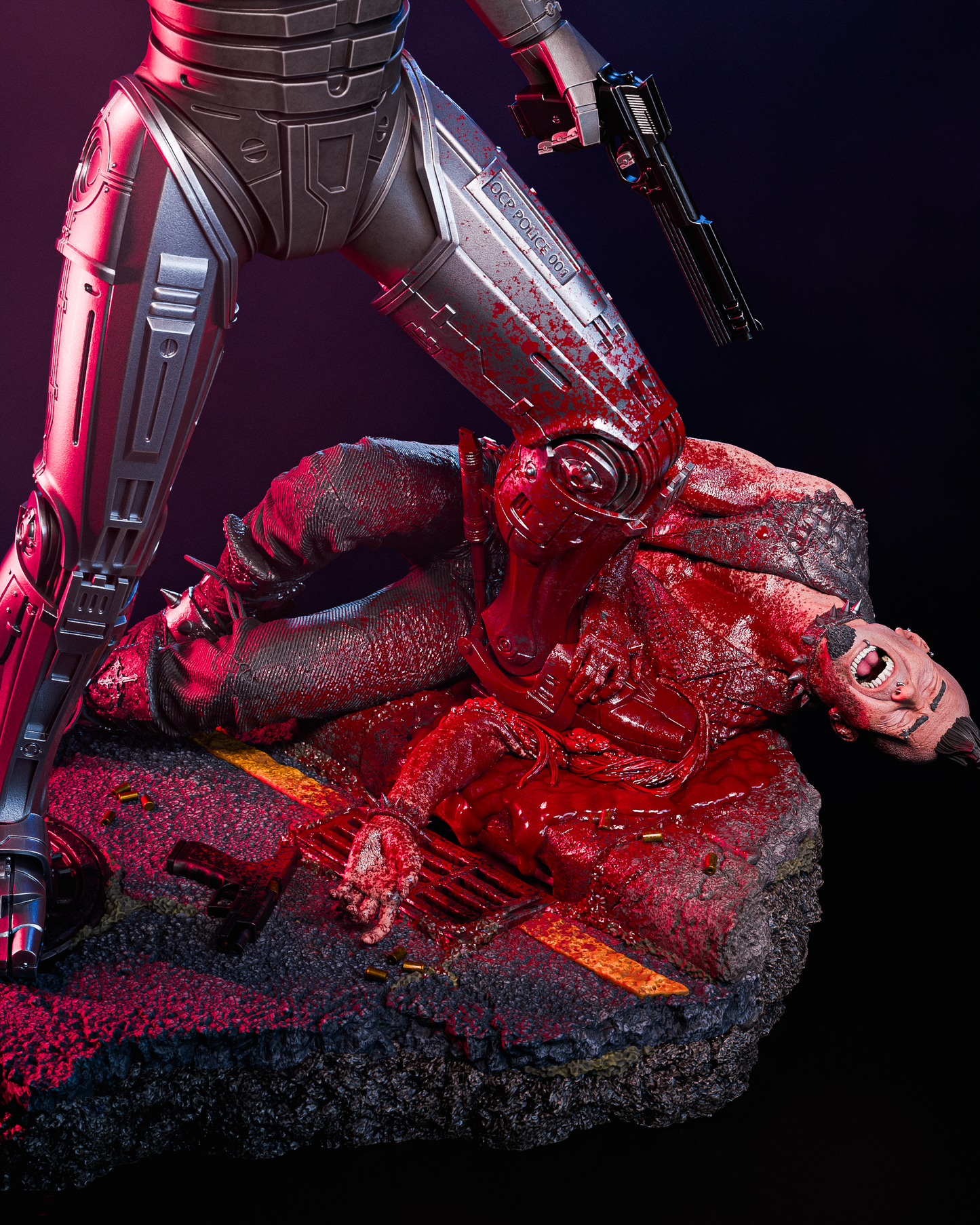 Robocop - 3D Printed Model Kit - 1:6 or 1:9 scale (Fan Art)
