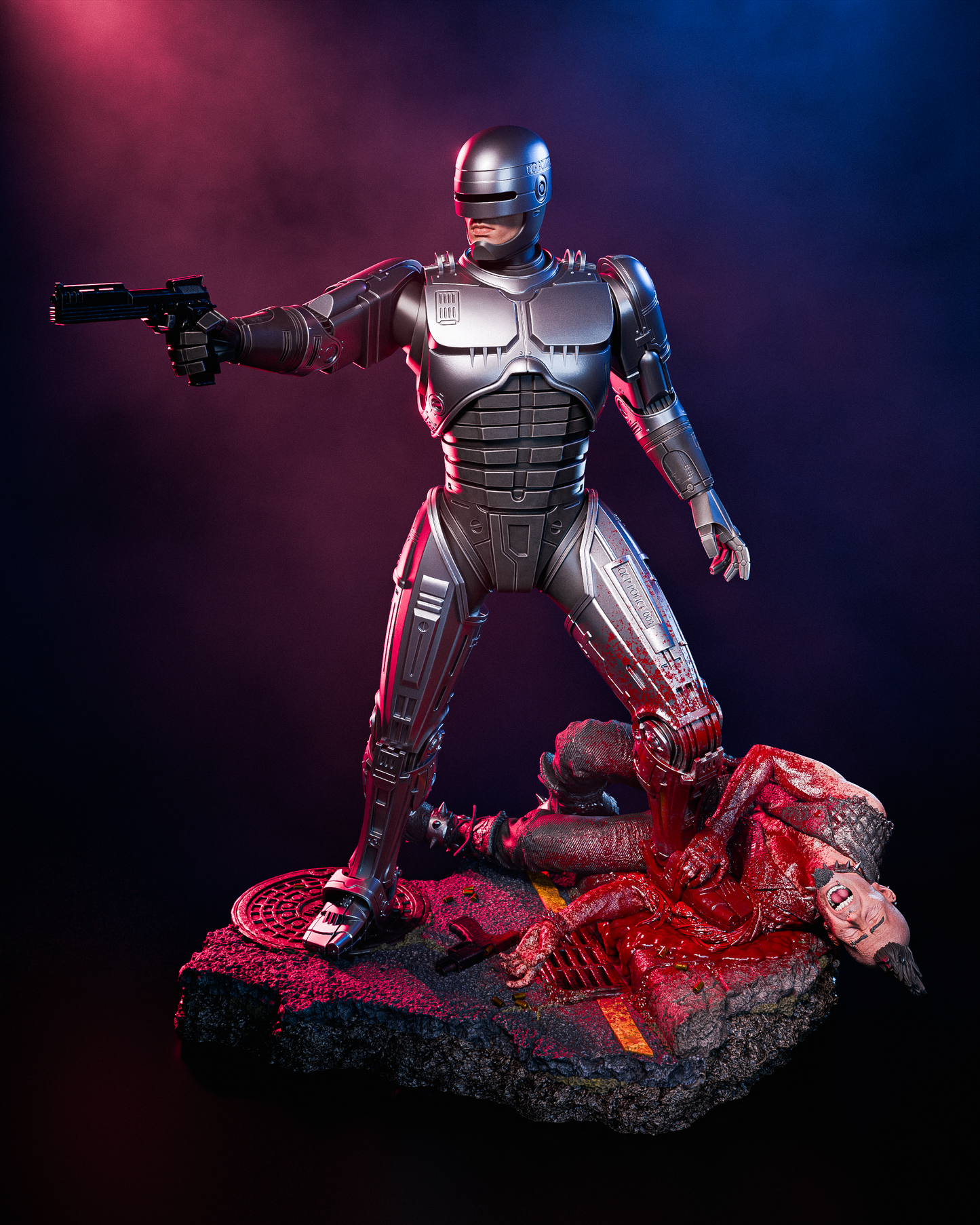 Robocop - 3D Printed Model Kit - 1:6 or 1:9 scale (Fan Art)