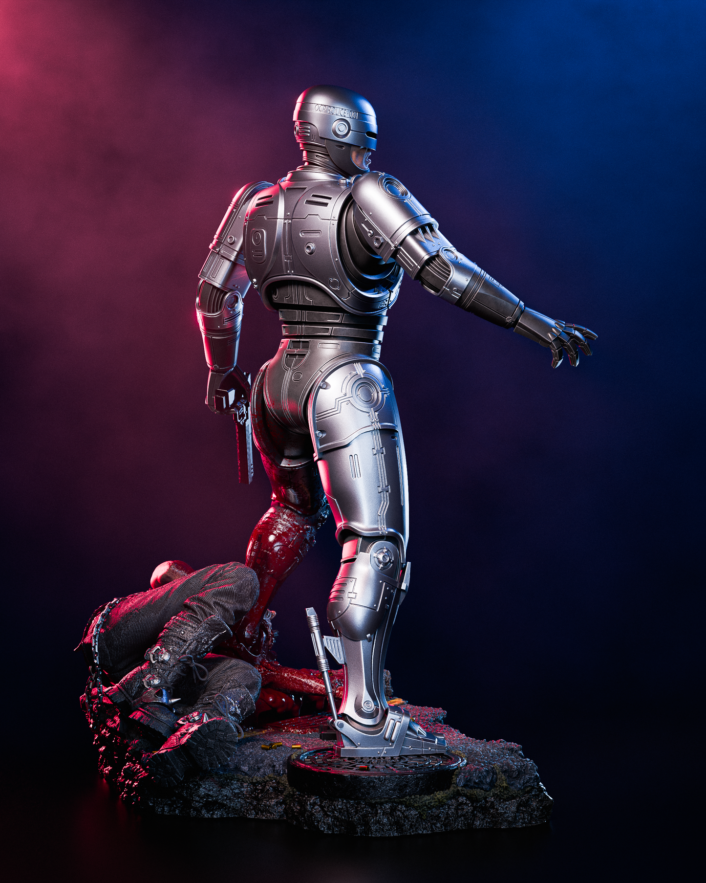 Robocop - 3D Printed Model Kit - 1:6 or 1:9 scale (Fan Art)