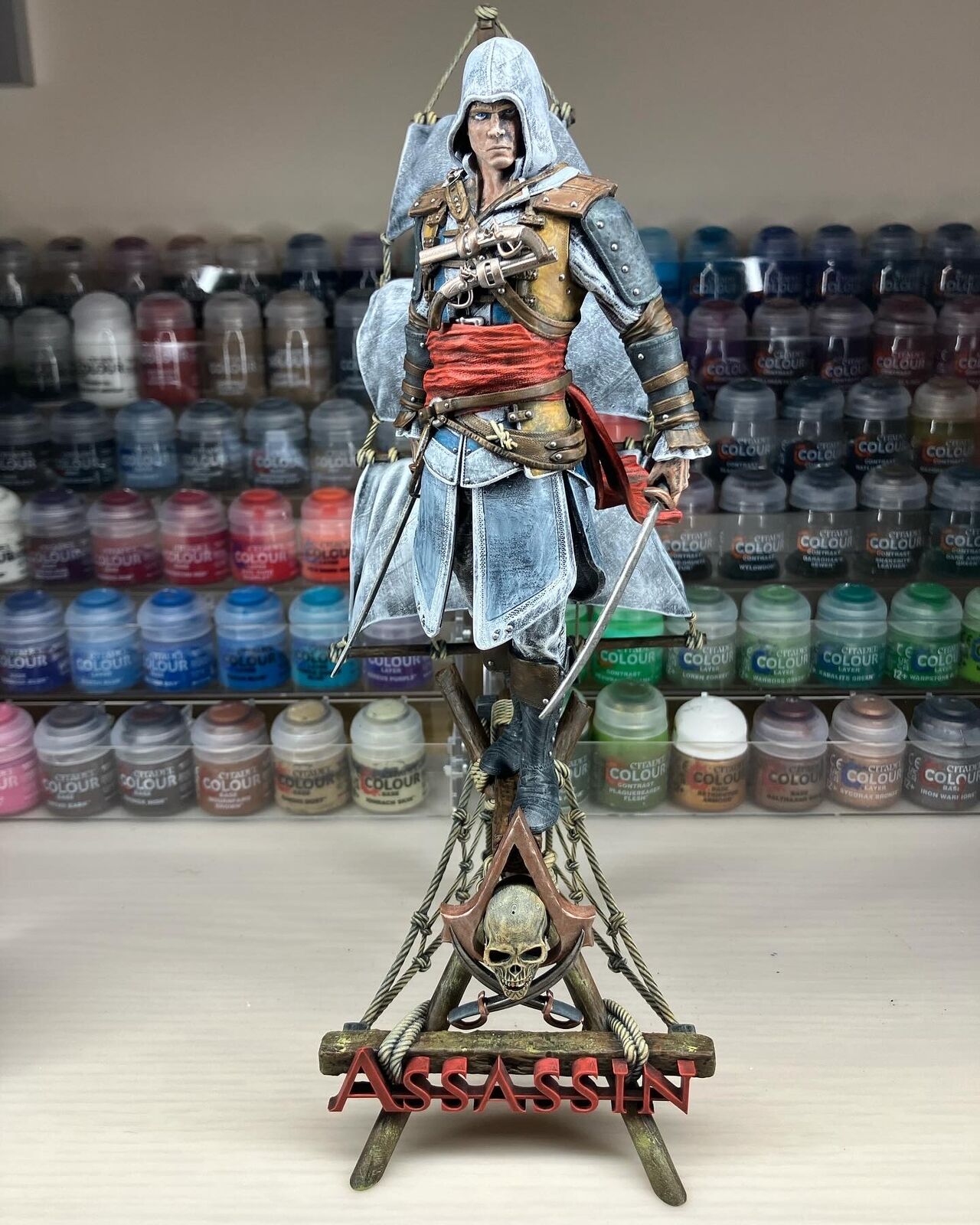 Assassins Creed 3D Print model - Fan Art, 10 scale model kit