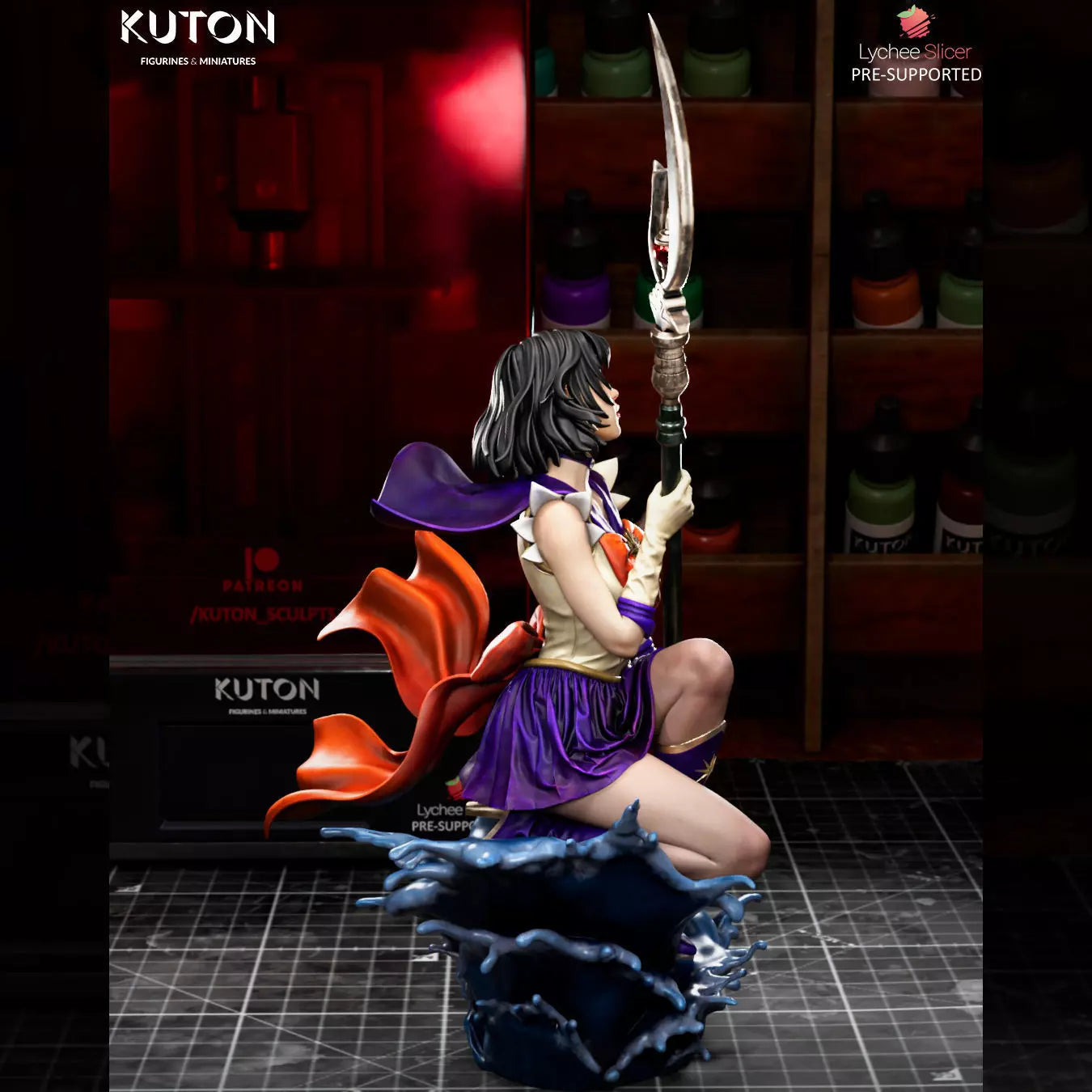 Sailor Moon Saturn (Hotaru Tomoe) - 3D Printed Model Kit - Fan Art