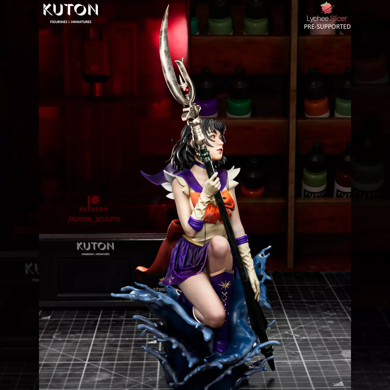 Sailor Moon Saturn (Hotaru Tomoe) - 3D Printed Model Kit - Fan Art