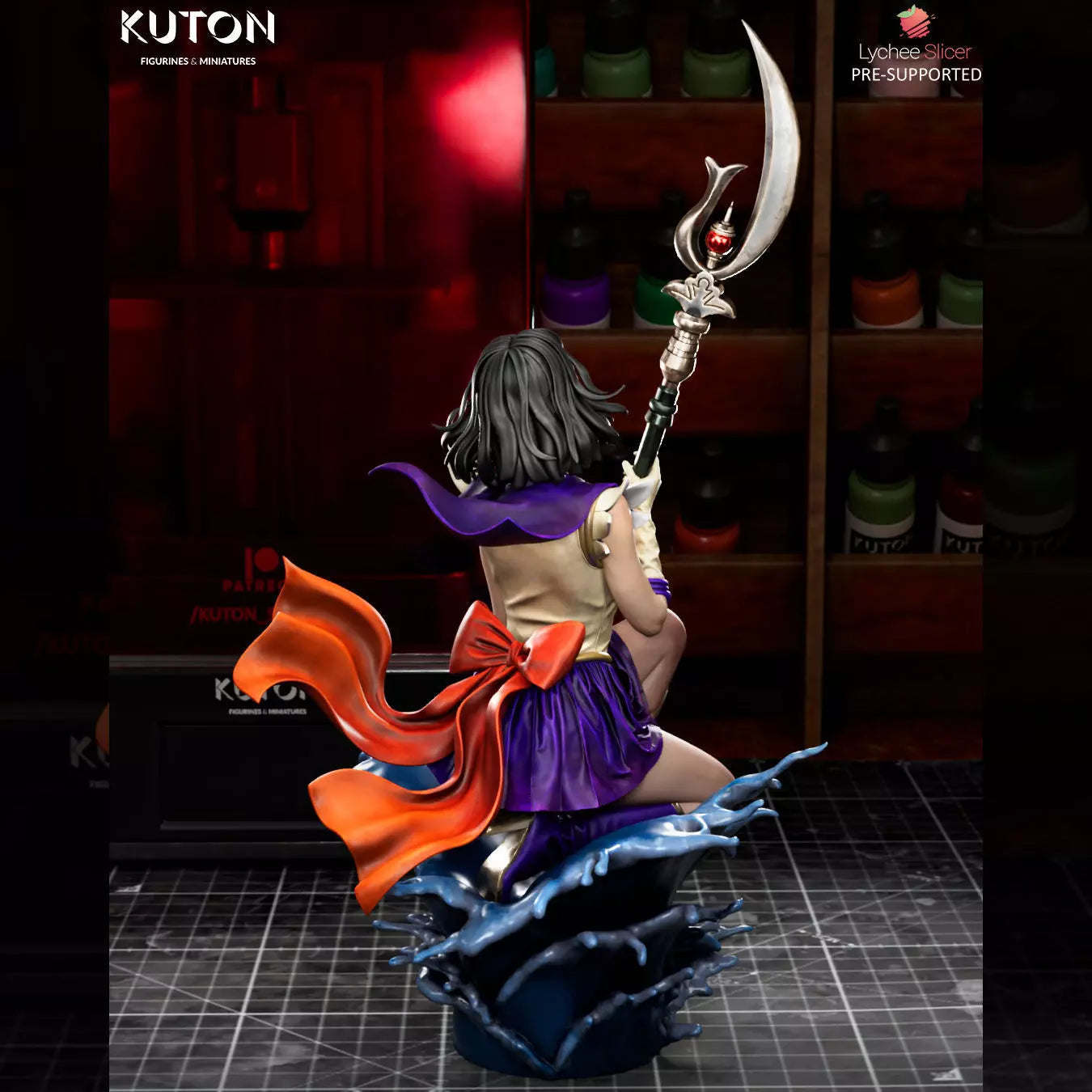 Sailor Moon Saturn (Hotaru Tomoe) - 3D Printed Model Kit - Fan Art