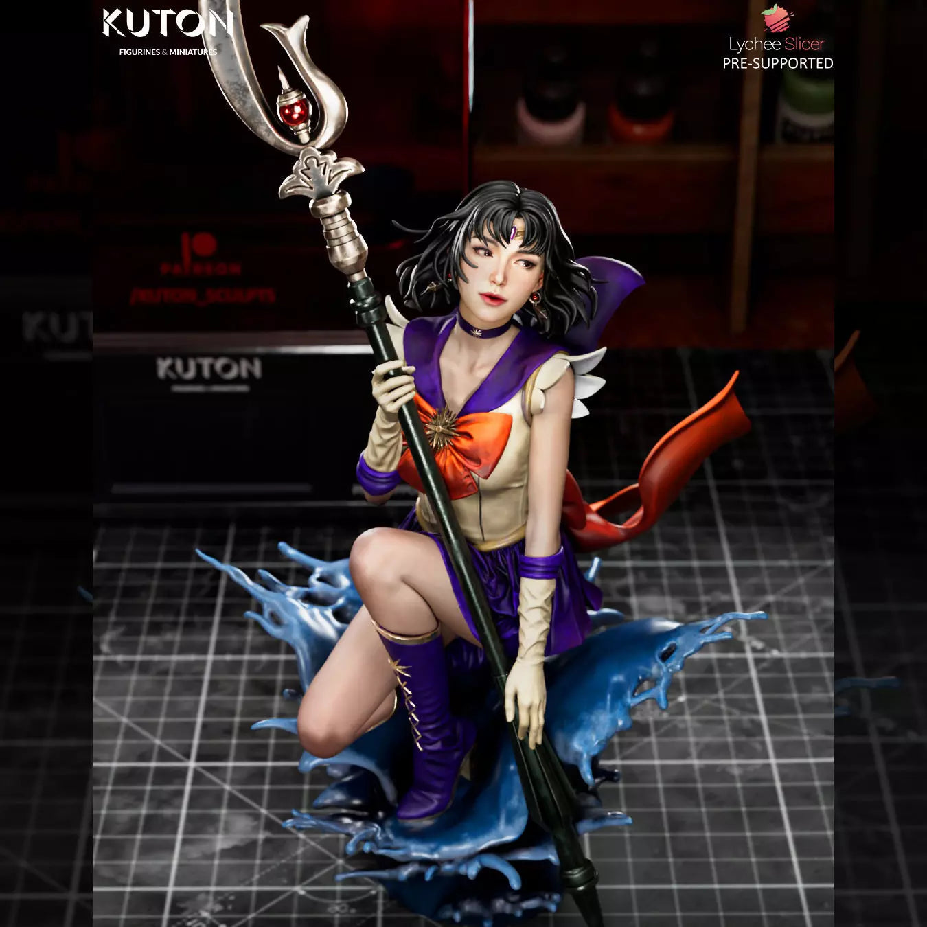 Sailor Moon Saturn (Hotaru Tomoe) - 3D Printed Model Kit - Fan Art