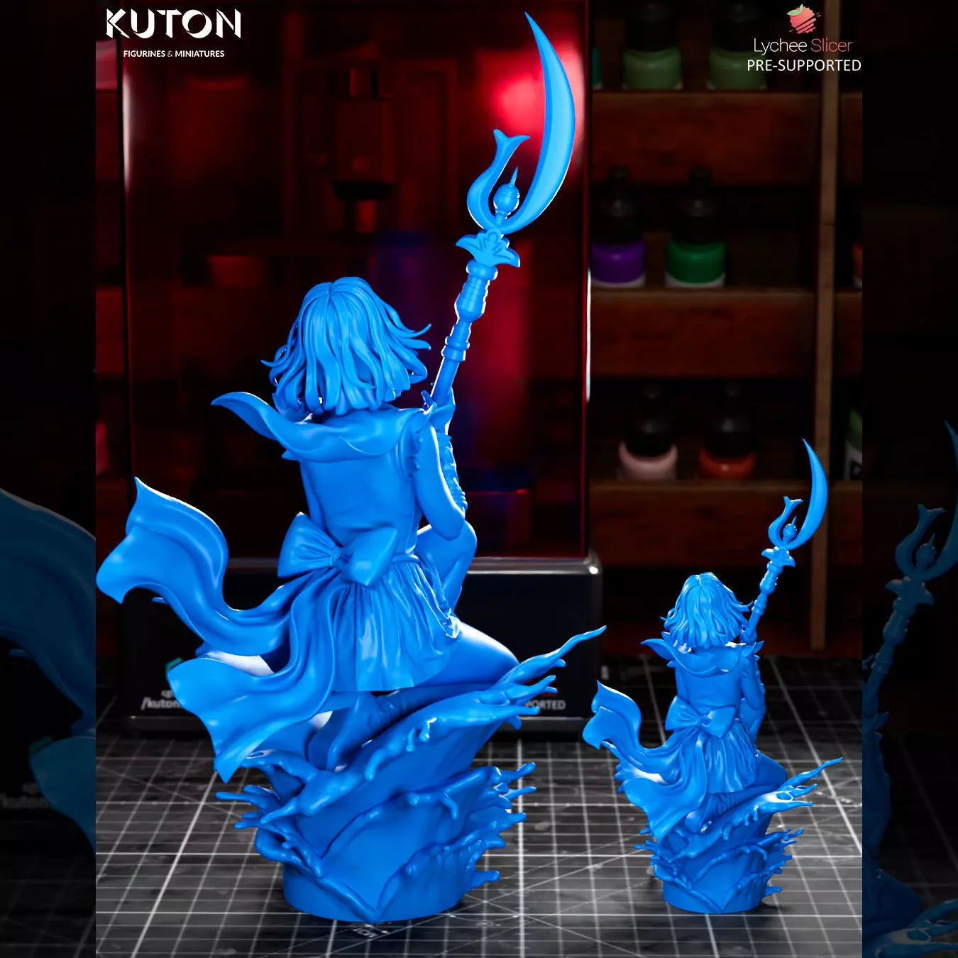 Sailor Moon Saturn (Hotaru Tomoe) - 3D Printed Model Kit - Fan Art