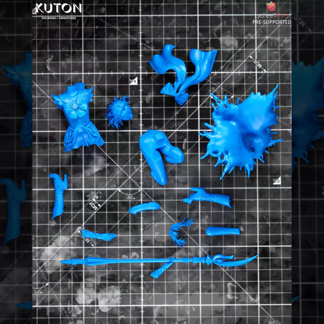 Sailor Moon Saturn (Hotaru Tomoe) - 3D Printed Model Kit - Fan Art