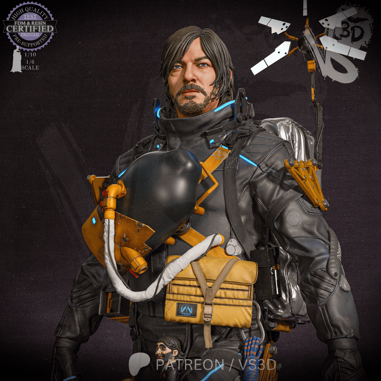 Sam Porter Bridges (Death Stranding) - Fan Art - 3D Print Kit