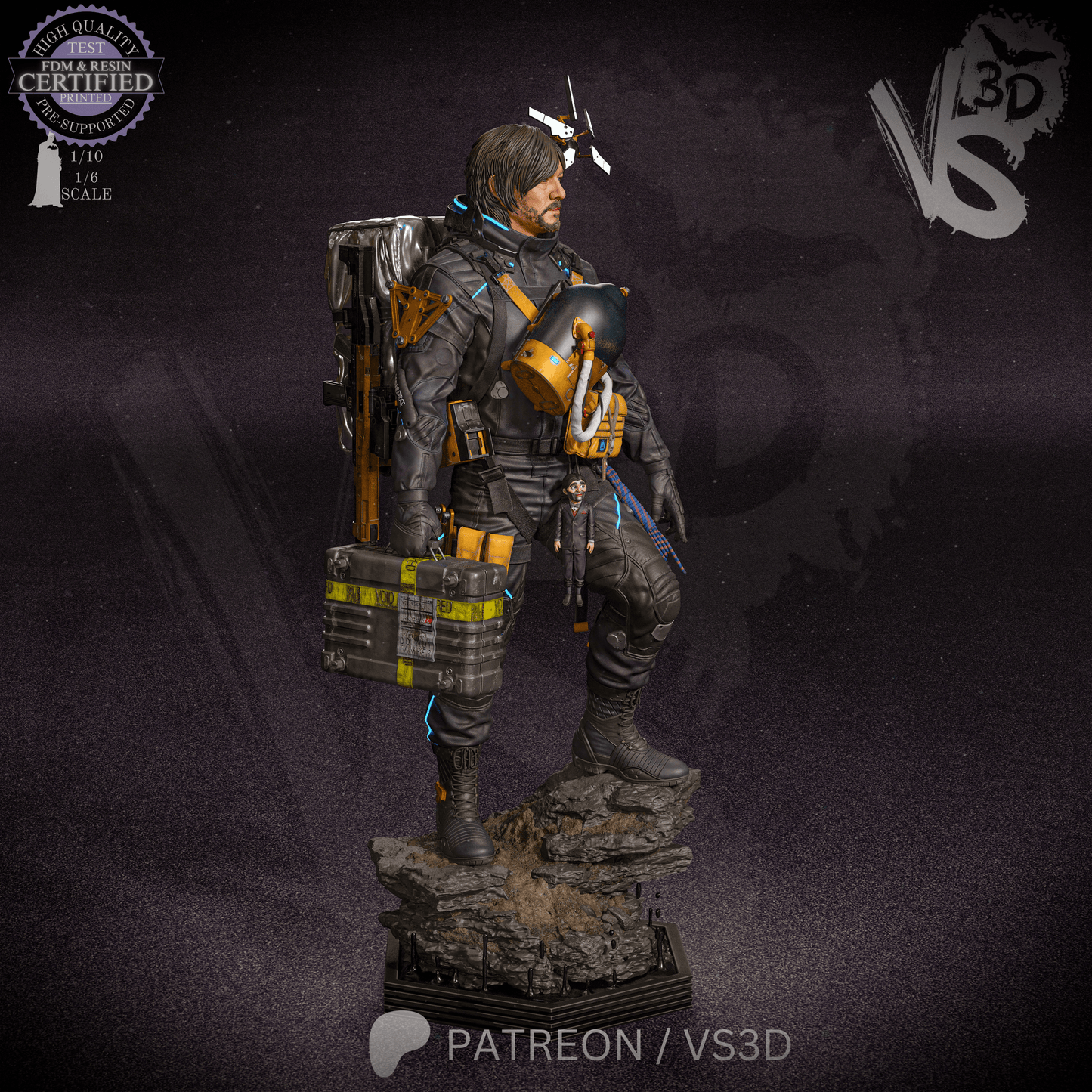 Sam Porter Bridges (Death Stranding) - Fan Art - 3D Print Kit