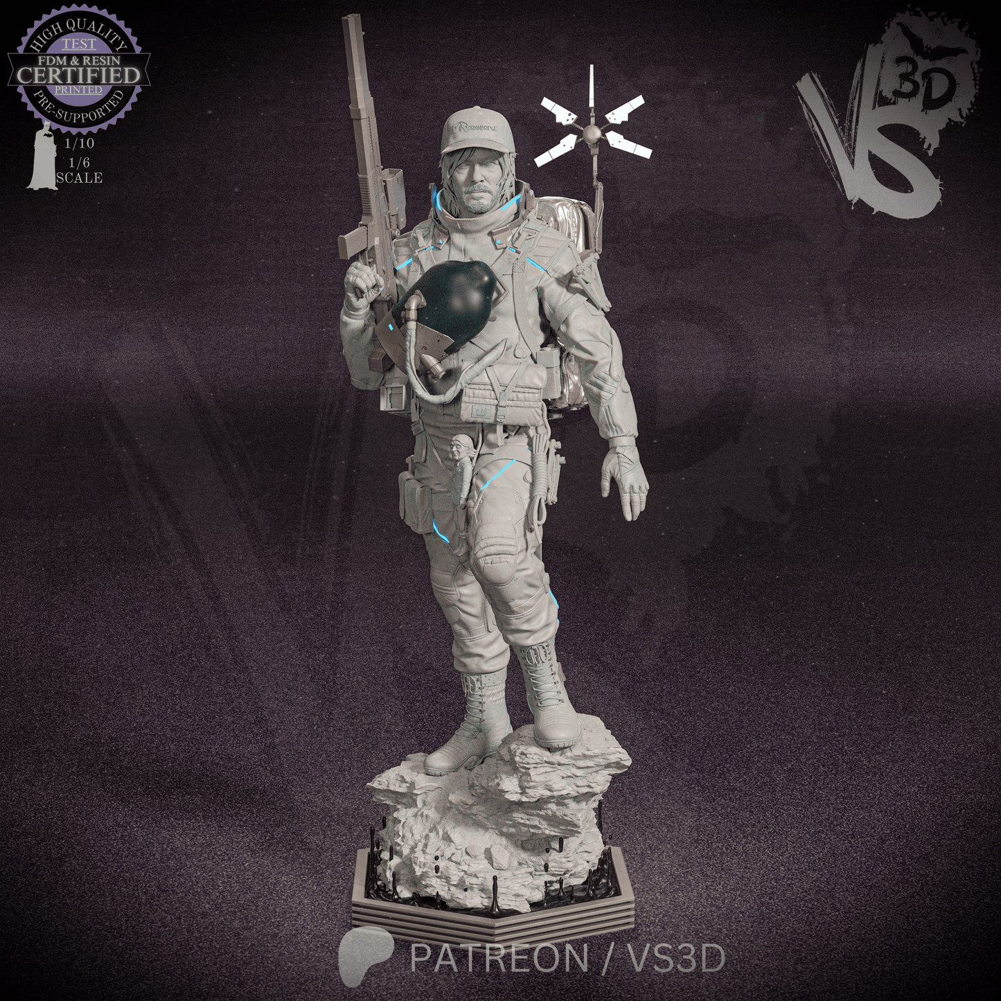 Sam Porter Bridges (Death Stranding) - Fan Art - 3D Print Kit