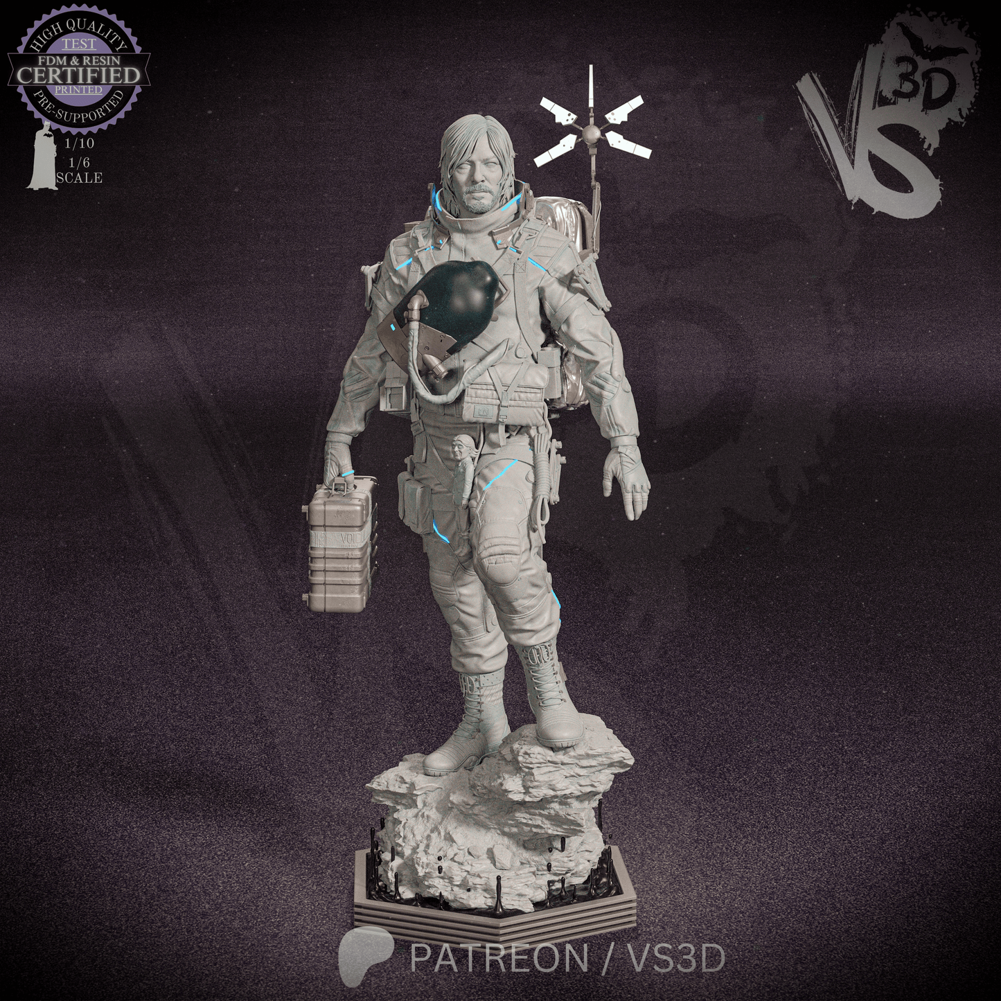 Sam Porter Bridges (Death Stranding) - Fan Art - 3D Print Kit