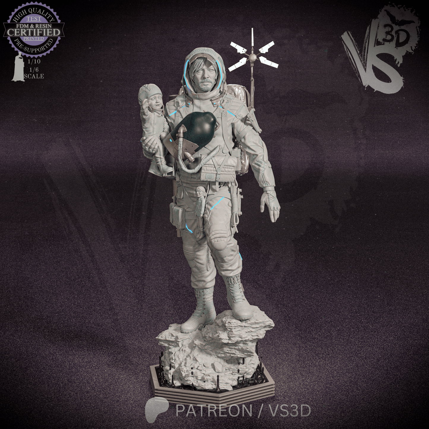 Sam Porter Bridges (Death Stranding) - Fan Art - 3D Print Kit