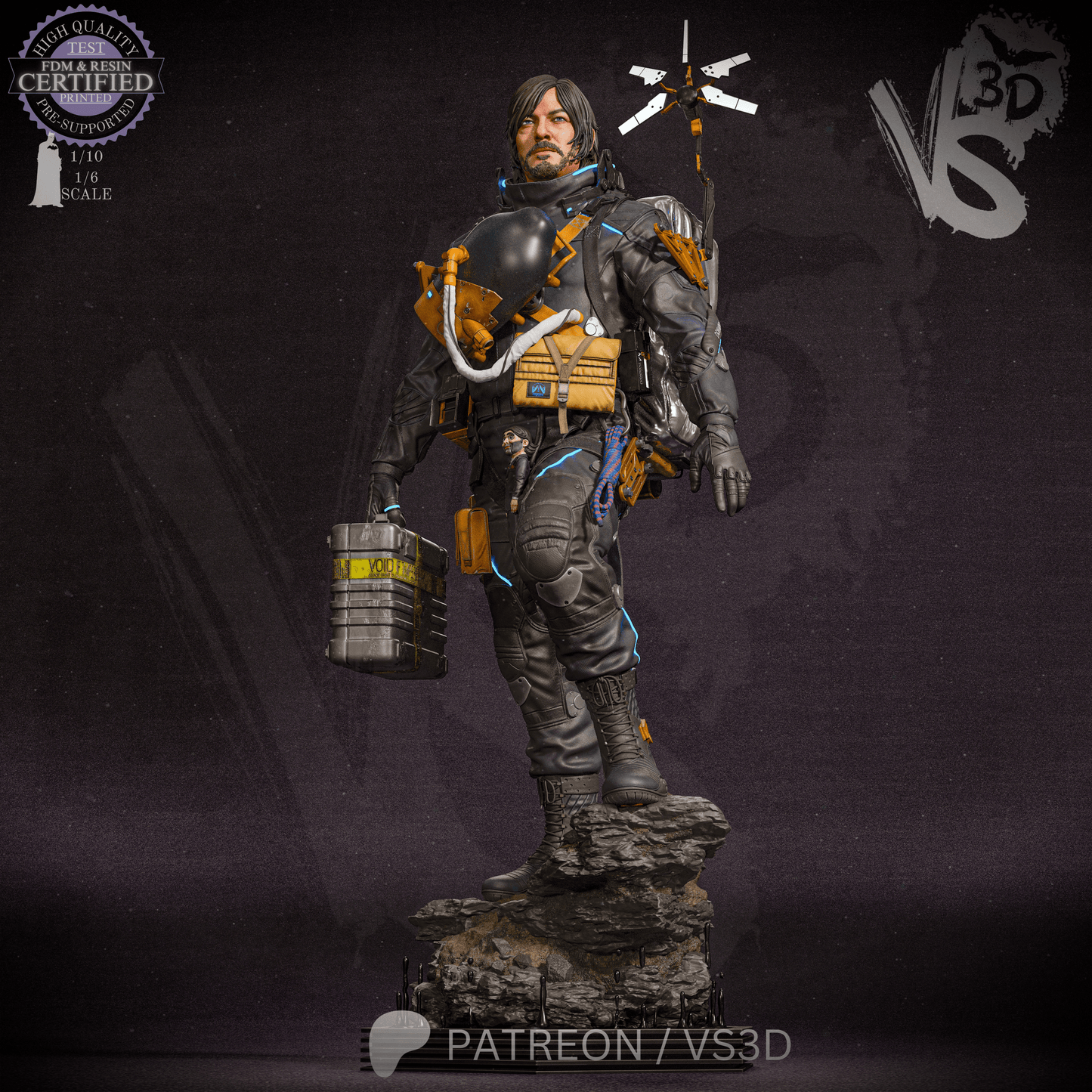 Sam Porter Bridges (Death Stranding) - Fan Art - 3D Print Kit
