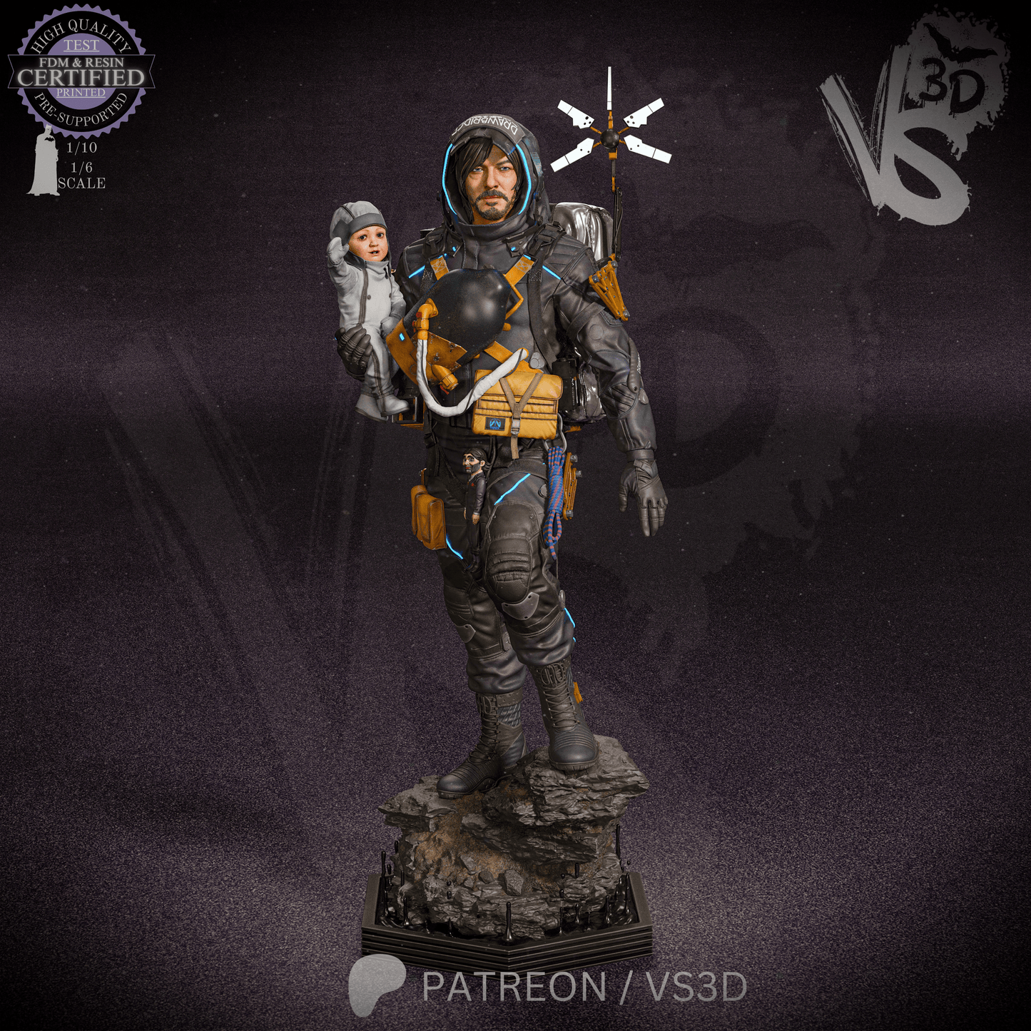 Sam Porter Bridges (Death Stranding) - Fan Art - 3D Print Kit
