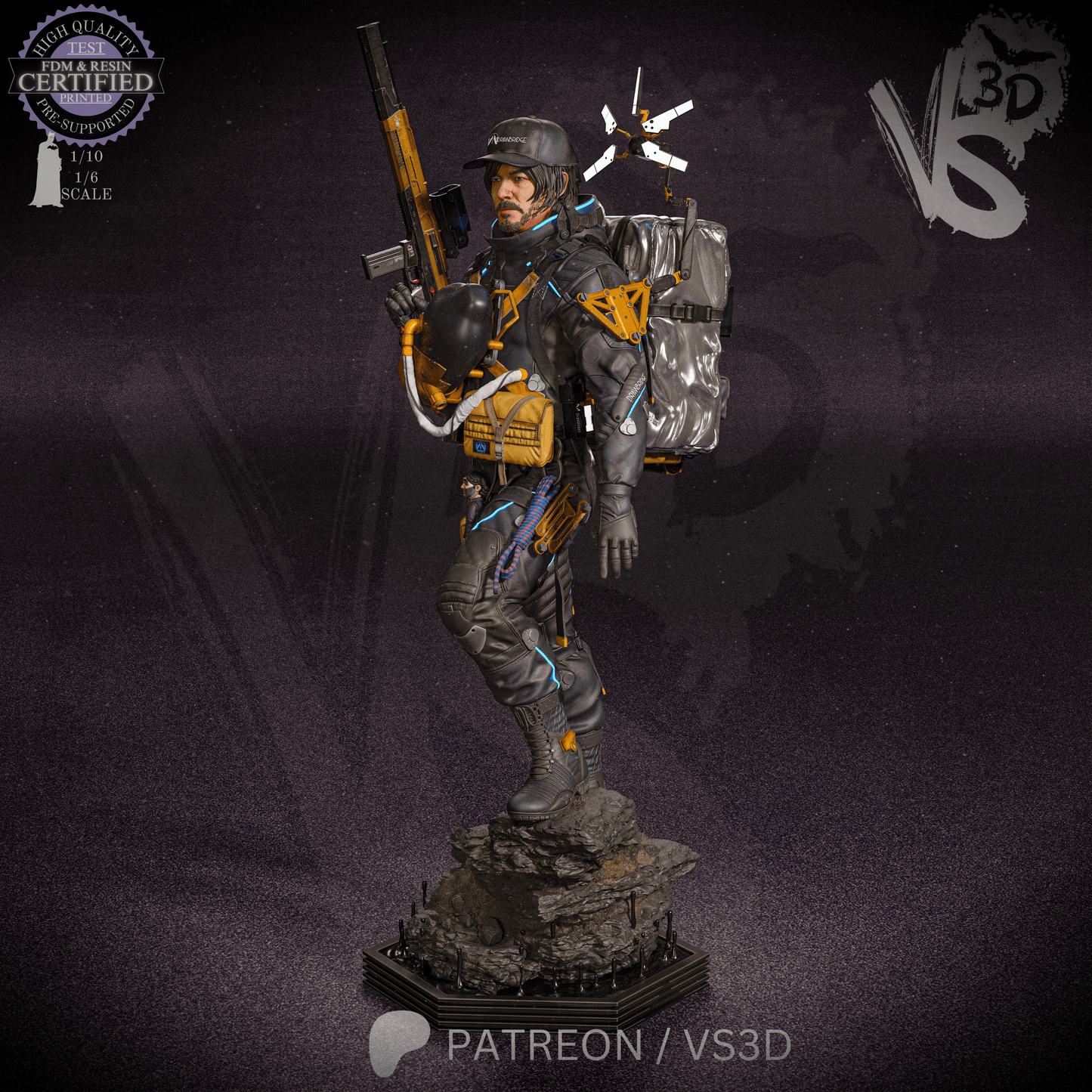 Sam Porter Bridges (Death Stranding) - Fan Art - 3D Print Kit