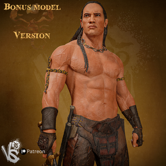 Scorpion King - Fan Art - 3D Print Kit - 1:10 (Bonus)
