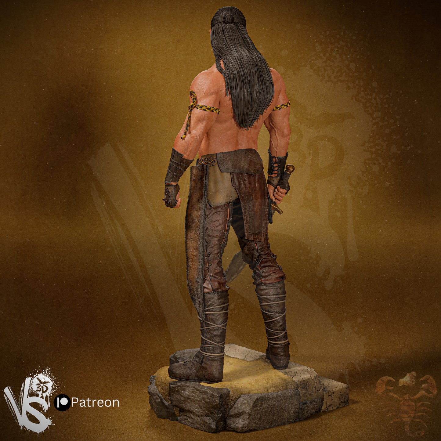 Scorpion King - Fan Art - 3D Print Kit - 1:10 (Bonus)