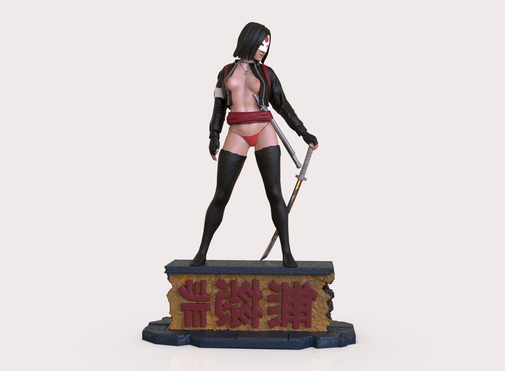 Katana (DC) 3D Print model - Fan Art - 180mm SFW/NSFW