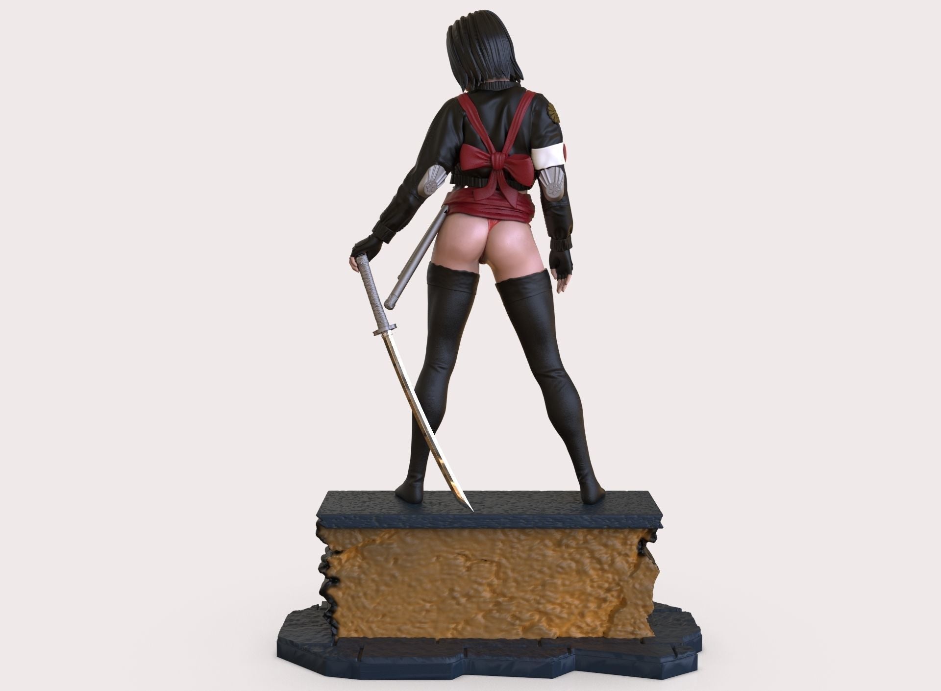 Katana (DC) 3D Print model - Fan Art - 180mm SFW/NSFW