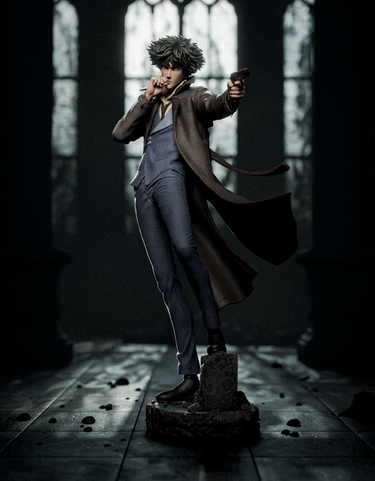 Spike Cowboy Bebop - 3D Printed Statue 6 and 9 Scale